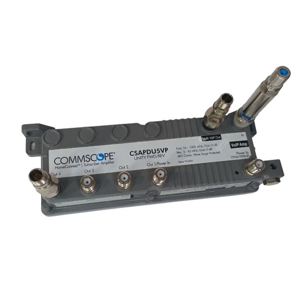 Comscope HomeConned Subscriber VoIP Amplifier CSAPDU5VP UnityFWD/REV AC Adapter - Picture 4 of 10
